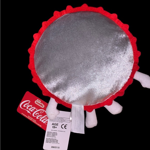 New 2020 7inch Coca-Cola Bottle Cap Plushie Funko X Coca-Cola Collectible - Picture 2 of 8